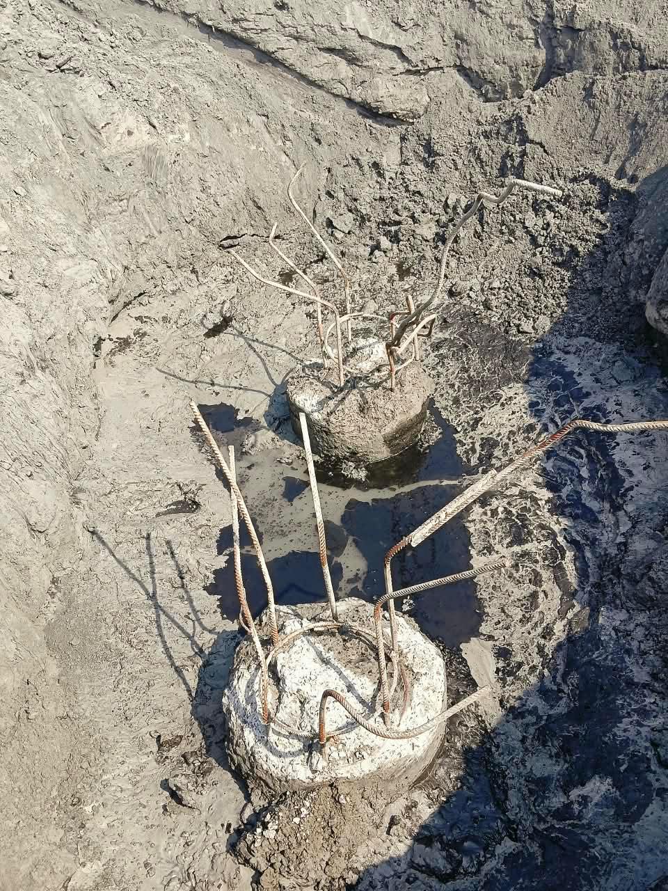Foundation excavation