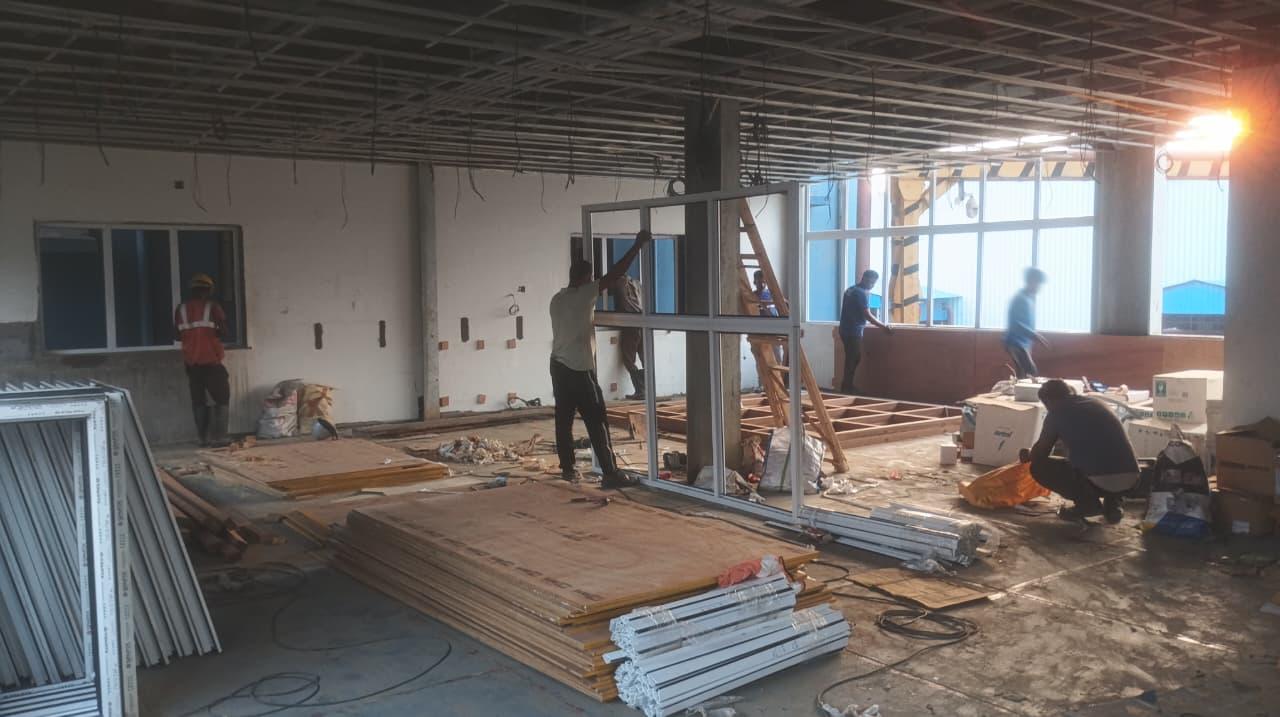 Civil construction and finishing project photograph
