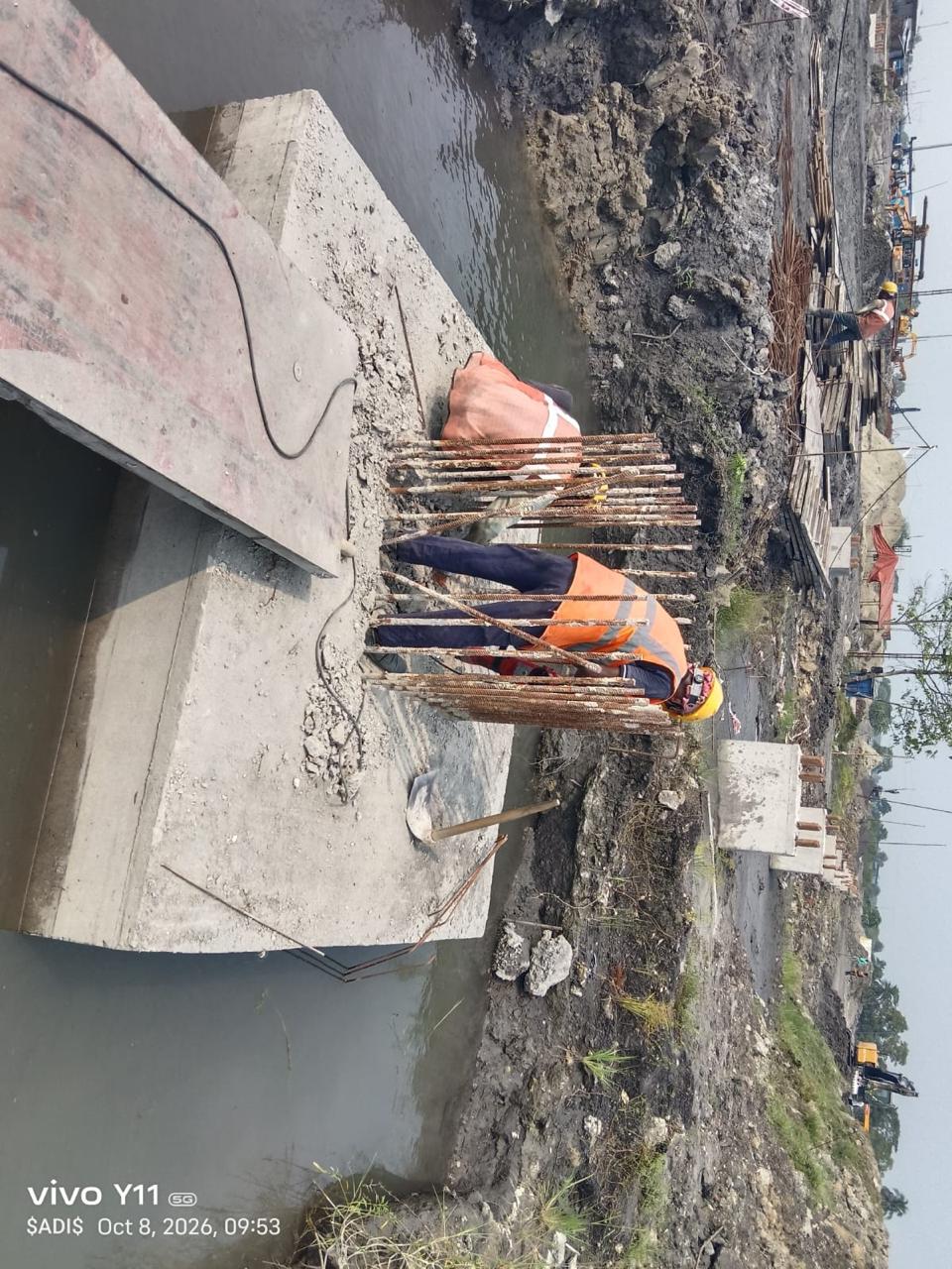 Bridge and foundation work